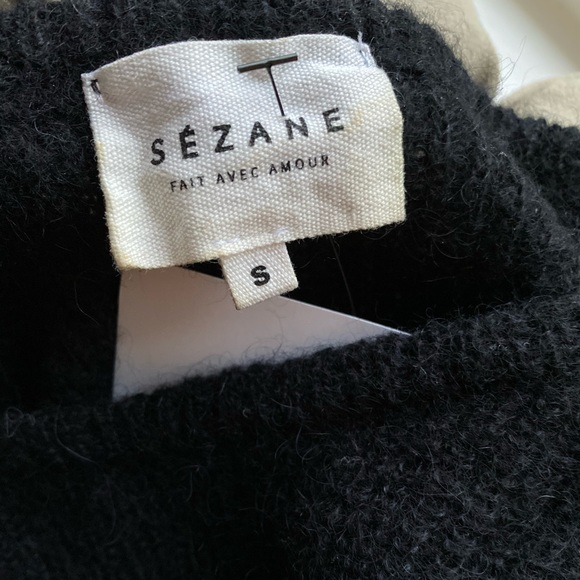 Sezane Marcel Jumper in Black size S - Picture 8 of 9